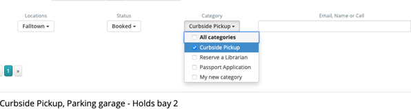 Schedule filters